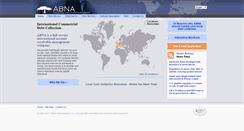 Desktop Screenshot of abnainternational.com